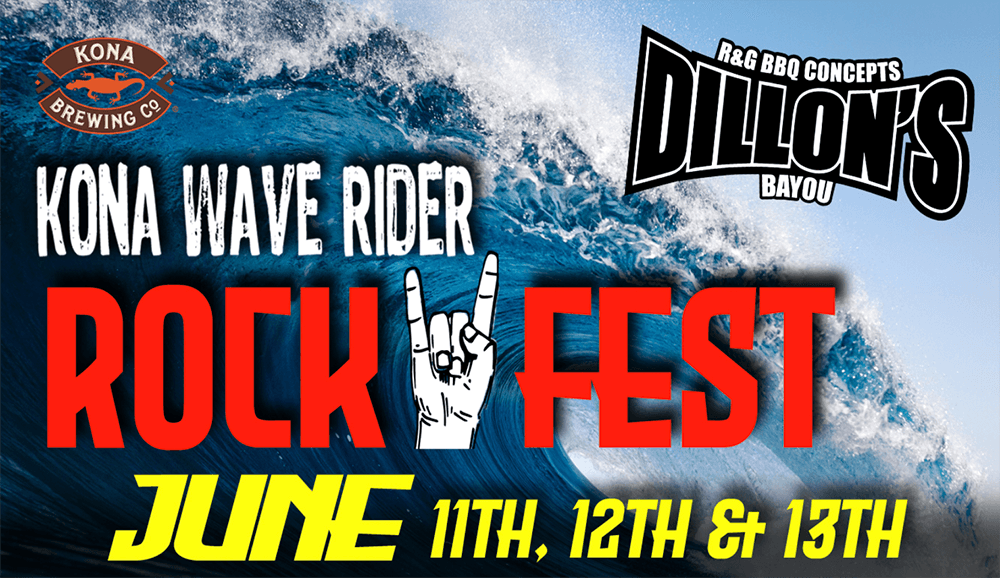 Kona Wave Rider Rock Fest | Dillon’s KC BBQ