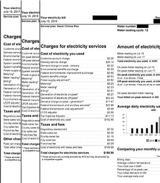 Homeowner electricity bills