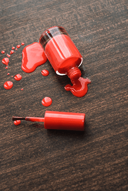 HOW CAN I REMOVE NAIL POLISH THAT SPILLED ON MY WOOD FLOOR? – Rosie On The  House