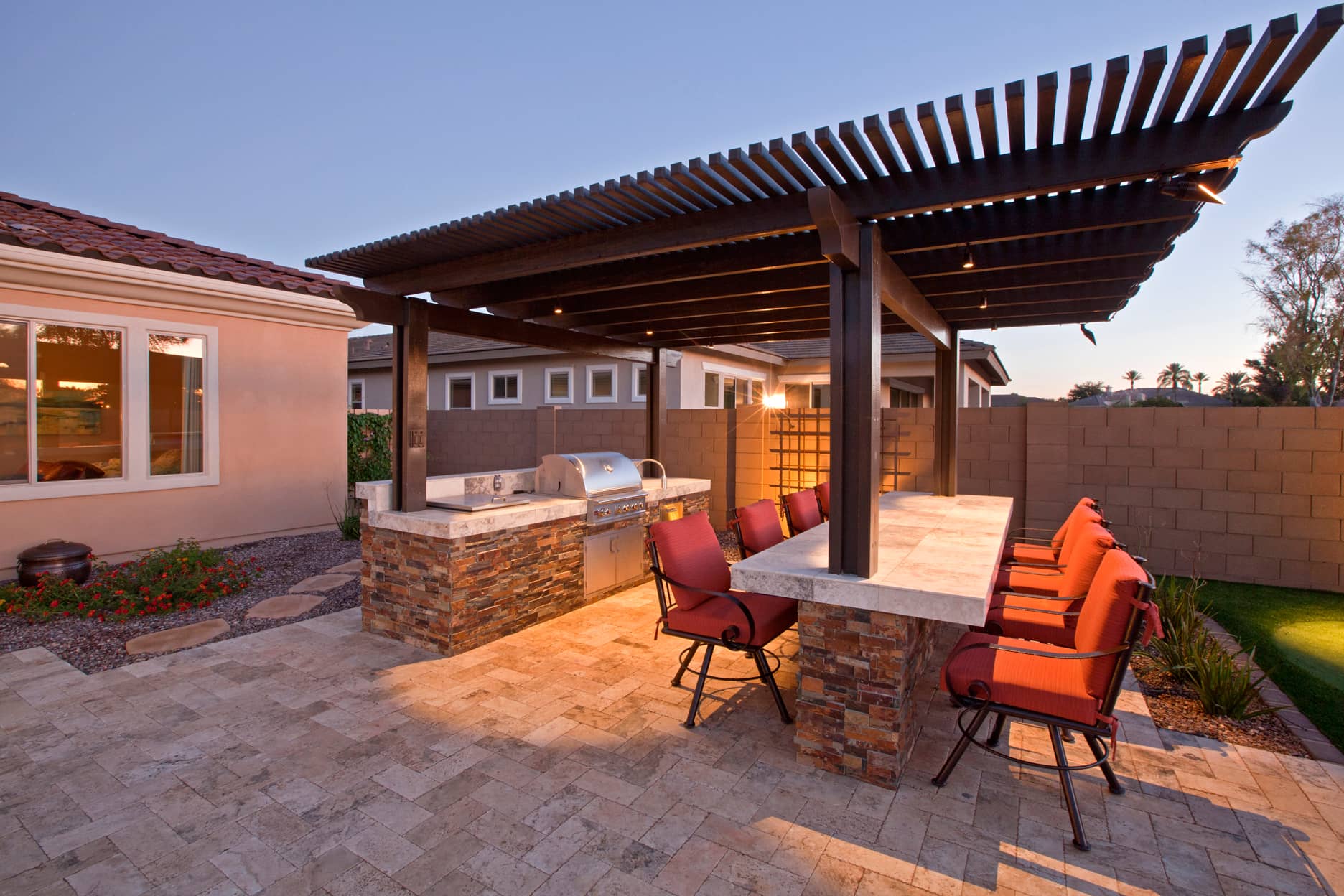 In Arizona shading your most popular seating area is vital